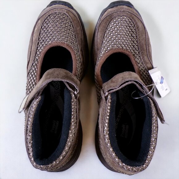 PROPET Lydia Leather Suede Mesh Low Heel Mary Jane Comfort Shoes 5M #618 - Picture 4 of 11